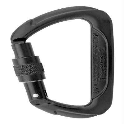 Aliens Aluminum D-Shaped Carabiner, Classic Screw-Lock, Polished, Adult, Unisex, Multicolor, One Size