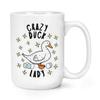 Crazy Duck Lady Stars 15 oz Large Mug view 1