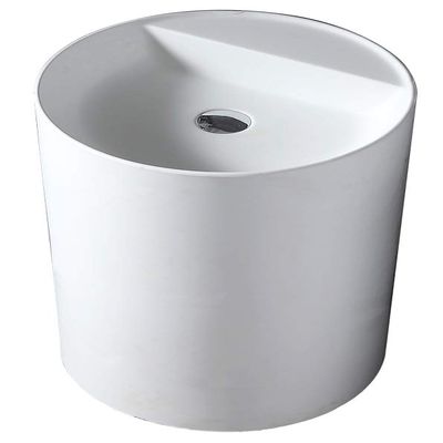 Bernstein Bathroom Shop TWZ65 Freestanding Washbasin, Solid Stone Mineral Cast - 45 x 45 x 85 cm