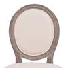 vidaXL Dining Chairs 4 pcs. Cream Fabric view 3