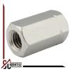 Hex Coupling Nuts M10 x 20, 2-Pack, A2 Stainless Steel view 2