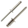 Flat-Head Blind Rivets, 3.2 x 6 mm, 20 pcs, DIN 7337 Form A, A2 Stainless Steel view 1