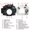 SeaFrogs Underwater Housing for Canon EOS M5, 40 m/130 ft, with 22 mm Lens view 3