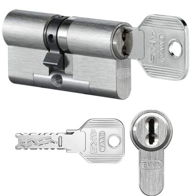EVVA 4KS Double Cylinder with 8 Keys, 46/36 mm (c=82 mm), SYMO Modular Design