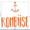 CLICKANDPRINT Kombüse Wall Sticker, 190 × 47 cm, Orange view 3