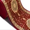 ISKANDER Runner Rug, Burgundy/Red/Beige, Oriental Pattern, 3D Effect, Dense Thick Pile, 90 x 550 cm view 3