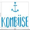 CLICKANDPRINT Galley Wall Sticker, 210 x 52.0 cm, Light Blue view 3