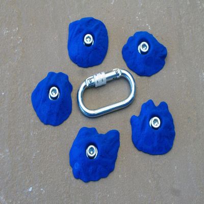 Hille Climbing Holds Set, 5 Pieces - KS 351-355 (Red)