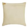 The HomeCentric Better Half Antique Gold Leather Pillow Cover, 55 x 55 cm view 4
