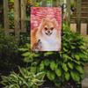 Caroline's Treasures BB9803GF Pomeranian #2 Love Garden Flag, Size S, Multicolor view 2