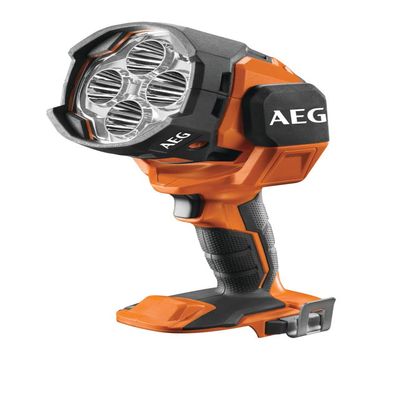 AEG 18V Cordless LED Spotlight, 2,100 Lumens, Dimmable, Rotating Head, Tool Only BTL18-0