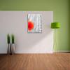 Pixxprint Poppy in a Cornfield, 40 x 40 cm, Square Canvas Print, Ready Stretched view 3