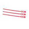 netproshop Red Ball Tie with Double Head, 20 Pieces, 665 mm view 3