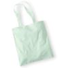 Westford Mill - Cotton Tote Bag with Long Handles / Pastel Mint, One view 1