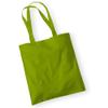 Westford Mill - Cotton Tote Bag with Long Handles / Pastel Mint, One view 4