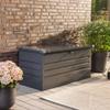 Home Deluxe MEGABOX XXL Metal Storage Box, Anthracite, 600 L view 3