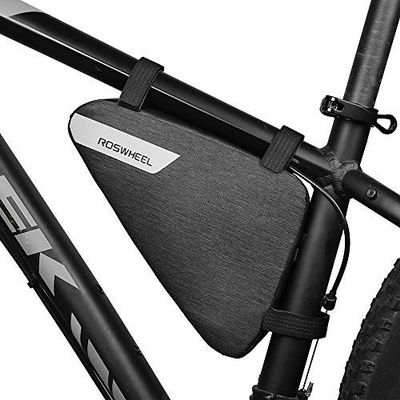 Roswheel Bicycle Frame Triangle Bag, Unisex, Black, One Size 121469