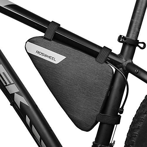 Roswheel Bicycle Frame Triangle Bag, Unisex, Black, One Size 121469