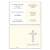 40 Confirmation Invitation Cards – Rose Cross view 2