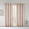 Intelligent Design Madison Park Raina Thermal-Insulated Total Blackout Grommet Curtain Panel, 50 x 84 in, Blush/Gold view 1