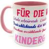 Kilala Pink Mug for the Best Kindergarten Teacher, Gift-Ready view 1