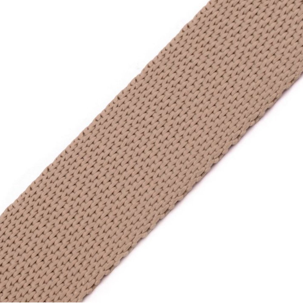 BIG-SAM 24 mm Polypropylene Webbing, Brownie, 1 m