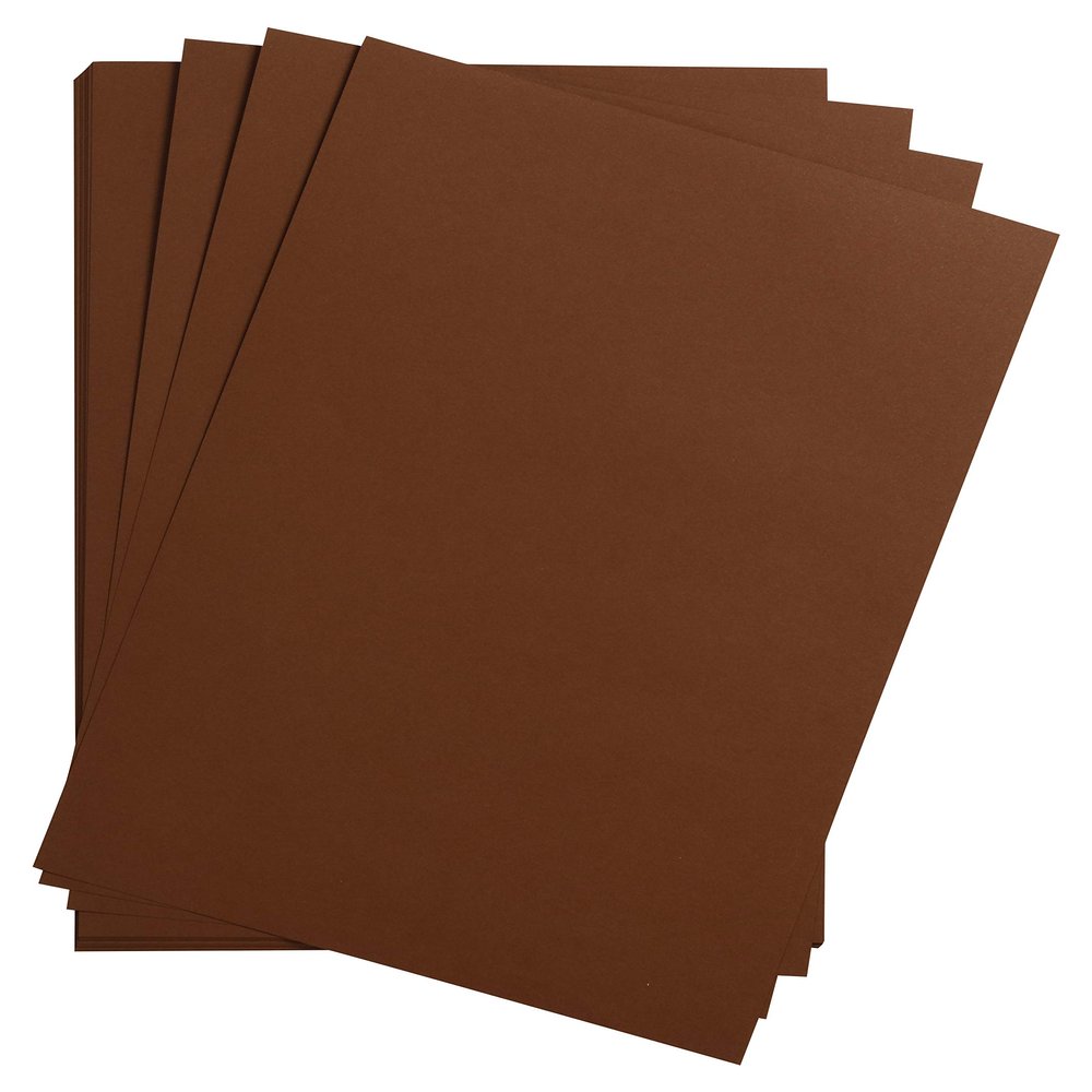 Clairefontaine Maya Craft Cardstock, 25 Sheets, 185 gsm, A2, Chestnut Brown