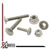 M5 x 70 Carriage Bolts with Serrated Flange Nuts, A2 Stainless Steel, 10-Pack view 4