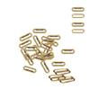 WedDecor Oval Brass Grommets with Washers, 25 mm, Bronze, 50-Pack view 1