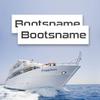 Motoking Custom Boat Name Decal – Light Green Satin Matte – 100 cm Wide view 1
