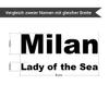 Motoking Custom Boat Name Decal – Light Green Satin Matte – 100 cm Wide view 4