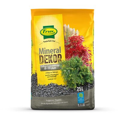 frux Decorative Mineral Volcanic Lava, Anthracite, 25 L