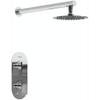 Bristan Sail 6-Function Complete Dual-Control Concealed Shower Pack, Chrome view 1