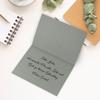 700 Dark Gray A6 Blank Folded Cards, 220 gsm view 4