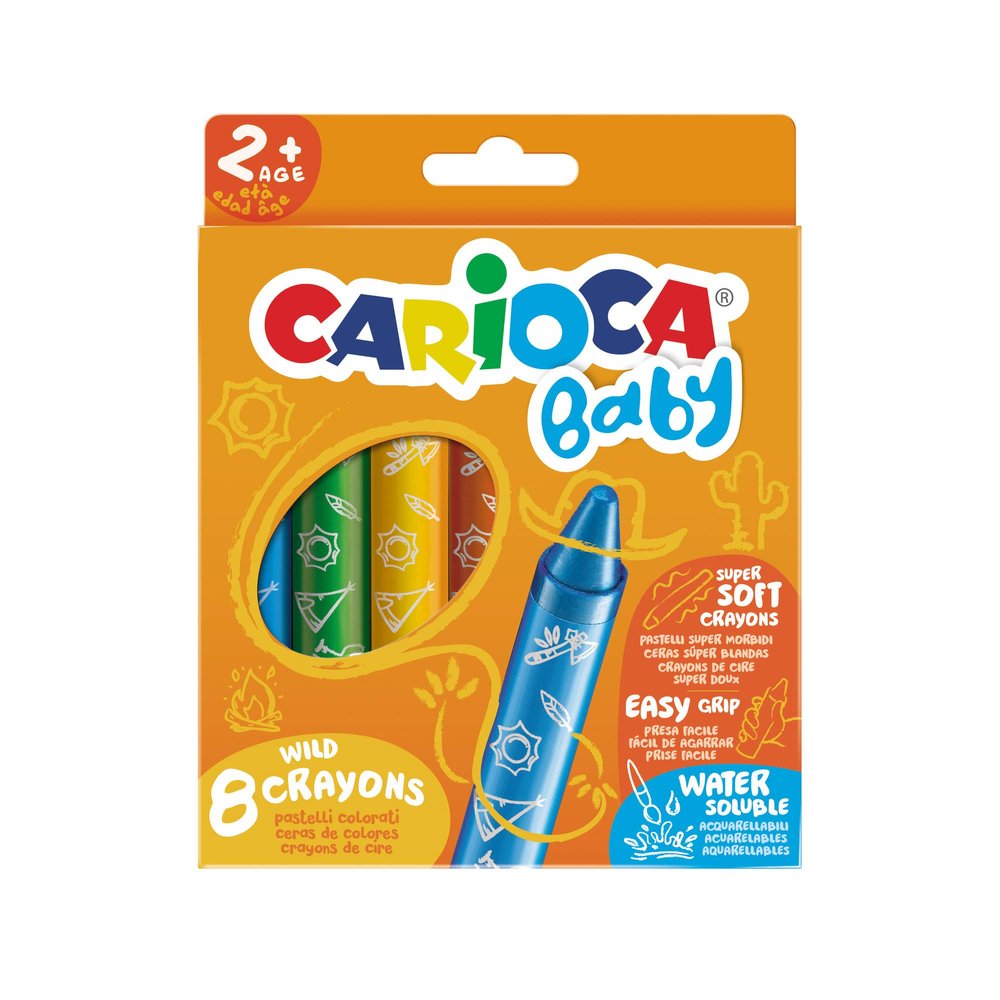 Carioca BABY Crayons - 8 ct