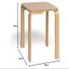 Erzi 50035 Stool (45 cm High) view 2