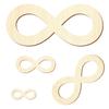 Plywood Infinity Symbol Cutout, 5–50 cm, 3 mm Poplar view 2