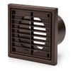 Airflow Exterior Wall Ventilation Grille, Brown, 100 mm / 4 in view 1