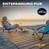 Uquip Mary Teal Beach Chair Set | 2 Folding Camping Chairs, 120 kg Capacity view 3