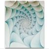 SIN-US 74 Creative Design Scale-Like Spiral Pattern Canvas Print, Square, 90 × 90 cm view 1