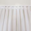 Made-to-Measure White Voile Curtain, Automatic Pleat Tape 1:2.5, 3-Pleat, Semi-Sheer, 230 x 350 cm view 3