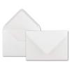 25 Bright White Letter Envelopes – 80 gsm – DIN B6, 12.5 x 17.6 cm – Gummed, No Window view 1