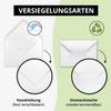 25 Bright White Letter Envelopes – 80 gsm – DIN B6, 12.5 x 17.6 cm – Gummed, No Window view 3