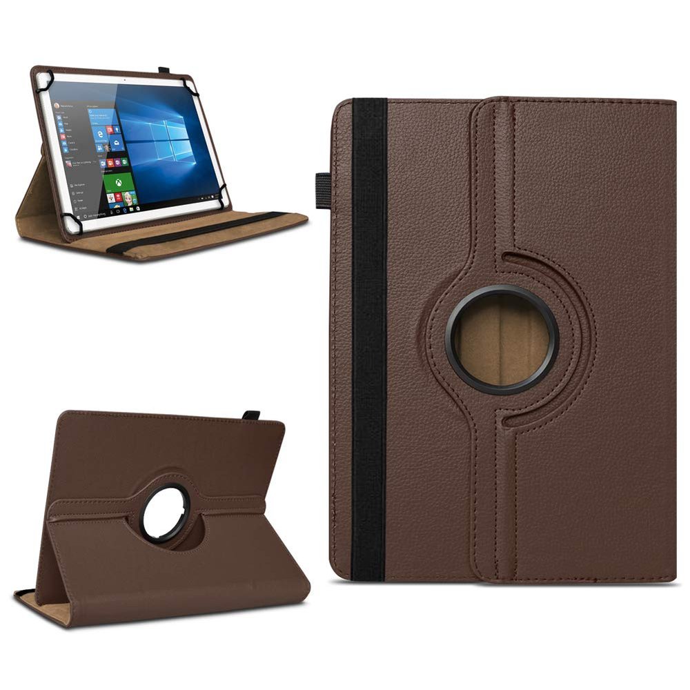 NAUC Faux Leather Case for Onyx Boox Note S/Chronos, 9.7-inch, Brown