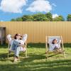 Ribelli PVC Privacy Screen Fence for Balcony and Garden, Bamboo, 90 x 900 cm view 2