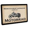 Crealuxe Doormat “If I Don’t Open the Door, I Ride a Motorcycle” – 60 x 40 cm view 1