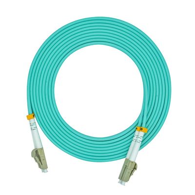 Jeirdus OM3 Fiber Optic Cable LC/LC (50 m, 1 Cable) | Duplex Multimode Fiber Optic Patch Cable LC-LC