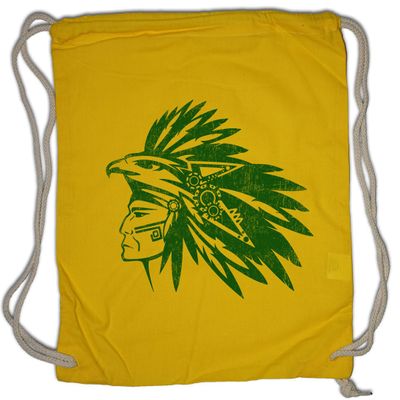 Urban Backwoods Aztec Warrior Drawstring Gym Bag