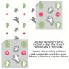 Cowboy, Cactus & Star Pattern Stencil view 3