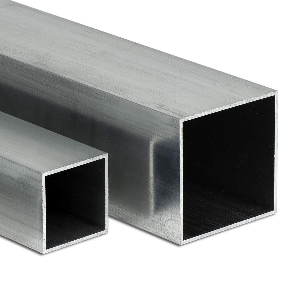 Aluminum Square Tube AW-6060 60x60x5 mm, 25 mm Cut Length
